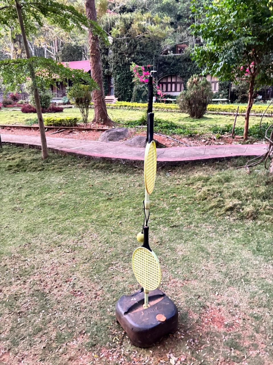 swing ball in zeenath taj garden,yelagiri